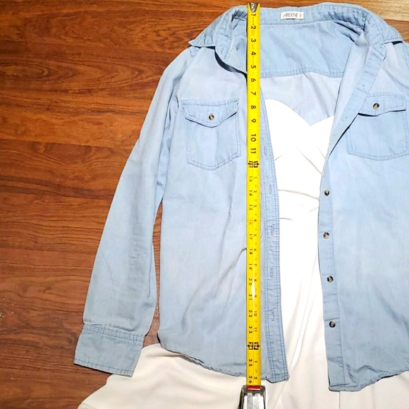 2/$25 ARDENE faux denim jacket - Picture 3 of 3